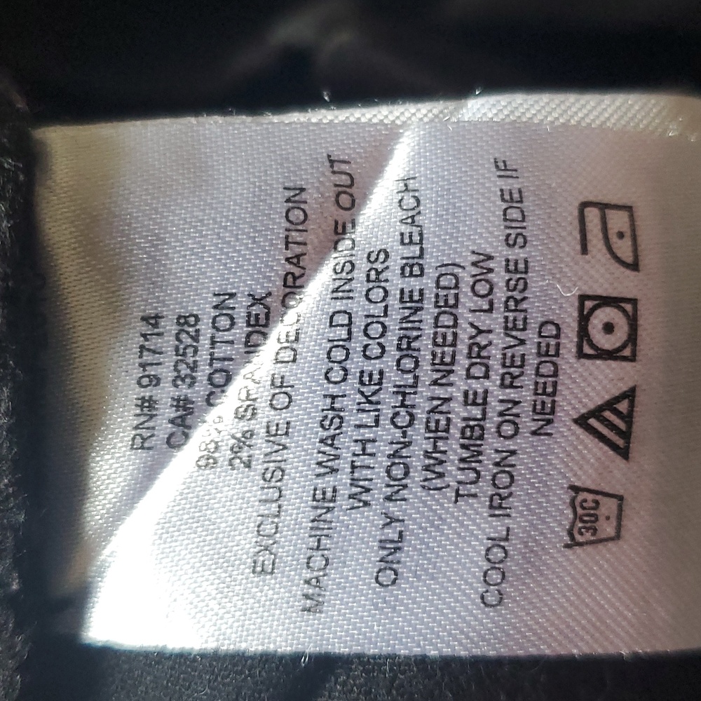 Armani Exchange Men's Black Jeans SZ 32R NWOT - Picture 10 of 10